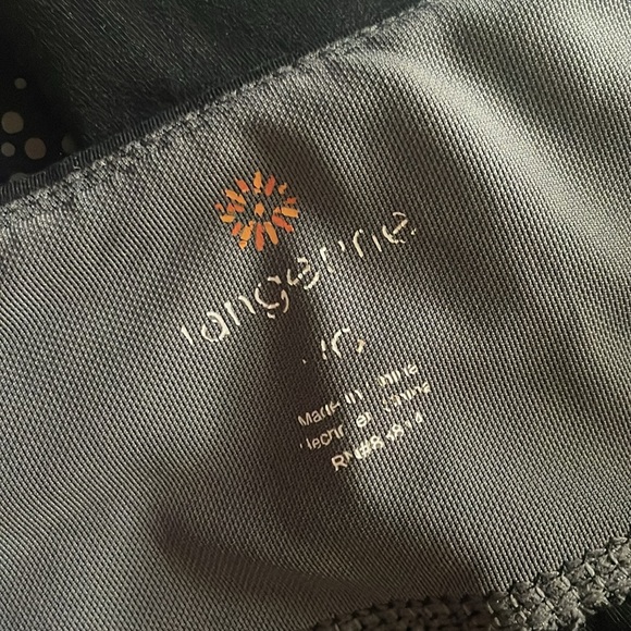 Tangerine Large Black/Silver Activewear Leggings‎ - Picture 8 of 9